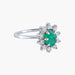 Ring Marguerite Emerald and diamond ring 58 Facettes