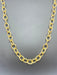 Necklace Yellow gold West Indian convict link necklace 58 Facettes