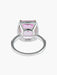 Bague 52 Bague cristal Rose de France or blanc 58 Facettes