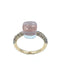 POMELLATO ring - Nudo ring, pink quartz, brown diamonds 58 Facettes