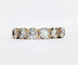 Bague 54.5 Demi-alliance or jaune diamants 58 Facettes 1-891/1