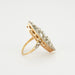 Ring Marquise rose ring Marquise ring in yellow gold & diamonds 58 Facettes 0