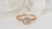 Bague 52 Bague Solitaire En Or Rose Et Diamants 58 Facettes 31748