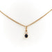 Yellow Gold Sapphire Pendant Necklace 58 Facettes 1667657CN