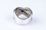 Bague Bague diamants saphir or blanc 58 Facettes 111-170463-34