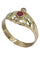 Bague BAGUE NAPOLÉON III PERLES ET RUBIS 58 Facettes 061351