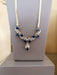 Necklace Sapphire and diamond necklace 58 Facettes