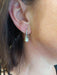 Boucles d'oreilles Boucles d'oreilles pendantes perles et diamants 58 Facettes 081371