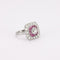 Bague 53 Bague style Art Déco Diamants et Rubis 58 Facettes