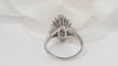 Bague Bague marquise platine rubis ovale et diamants 58 Facettes 31154