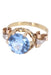 Ring 50 OLD TOPAZ RING 58 Facettes 077571