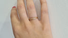 50 Alliance Ring in Rose Gold 58 Facettes