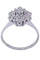 Bague 54 BAGUE FLEUR DIAMANTS ANNÉES 50 58 Facettes 073171