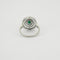 Bague 64 Bague Emeraude triple entourage Diamants 58 Facettes EL2-33