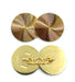 BVLGARI cufflinks. Yellow gold cufflinks 58 Facettes