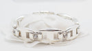 Bracelet Hermès Cassiopée bracelet in silver and sapphires 58 Facettes