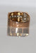 Diamond ring Tank ring Yellow gold, Diamonds 58 Facettes 467