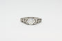 Bague bague en platine avec diamants 58 Facettes