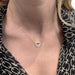 Necklace Cartier Coeur Trinity necklace three golds and diamonds. 58 Facettes 30010