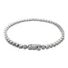 Bracelet Cartier “C de Cartier” line bracelet in white gold and diamonds. 58 Facettes 30089