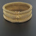 Bracelet Soft vintage bracelet in woven yellow gold 58 Facettes 17-312