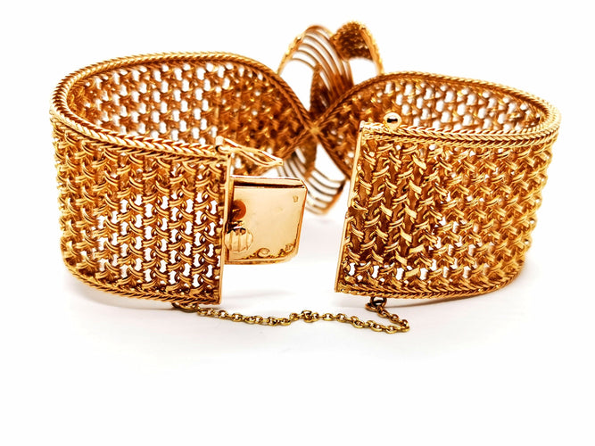 Bracelet Bracelet Manchette Or jaune 58 Facettes 1132925CN