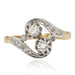 Ring 51 Old you and me diamond ring 58 Facettes 21-171-51