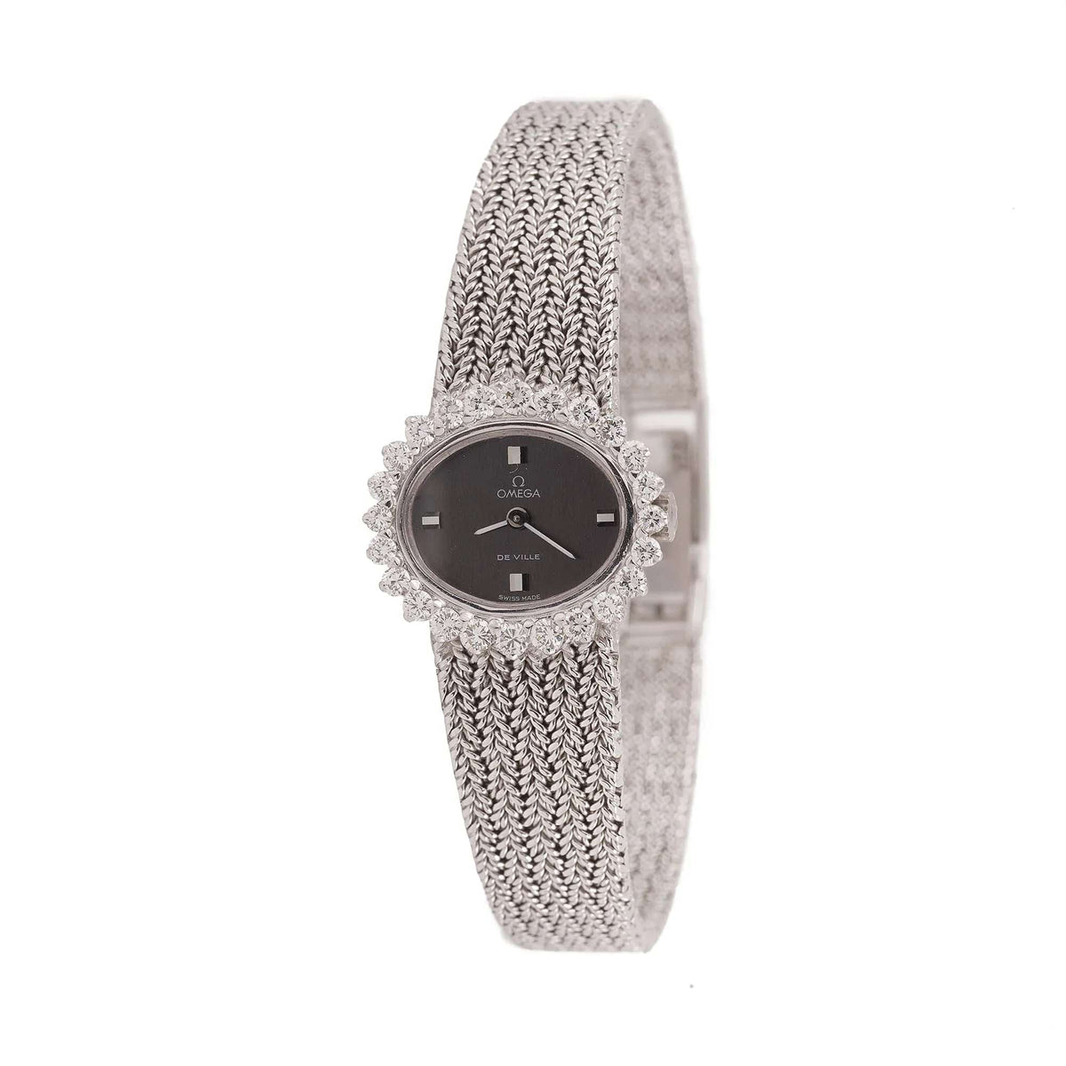 Omega deville clearance ladies diamond watch