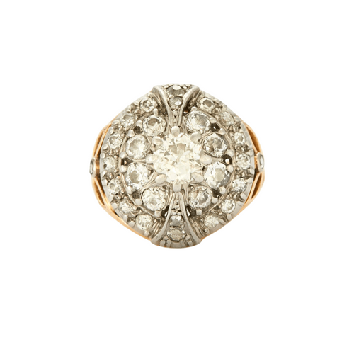 Bague 50 Bague Rétro Diamants 58 Facettes 240001