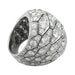 Cartier "Serpentine" ring in platinum and diamonds