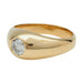 Ring 59 Signet ring in yellow gold and diamond, approximately 0,50 carat. 58 Facettes 28586