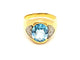 Bague 57 Bague Or jaune Topaze 58 Facettes 750307CN