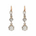 Boucles d'oreilles Boucles d'oreilles diamants pendantes anciennes 58 Facettes 21-258