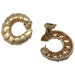 Earrings Marina B hoop earrings, "Onda", yellow gold. 58 Facettes 27298