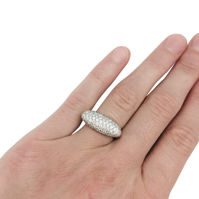 Ring 52 Hermès “Etrier” ring in white gold and diamonds 58 Facettes 26658-1