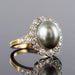 Bague 55 Bague perle grise et diamants 58 Facettes G24-7401734-55-1