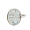 Bague 50 Bague Or blanc et Aigue-marine 58 Facettes 31805