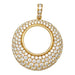 Pendant Pendant in yellow gold and diamonds. 58 Facettes 30517