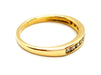 Ring 48 Half wedding ring Yellow gold Diamond 58 Facettes 1186427CN