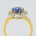 Bague 51 Bague saphir bleu et diamants 58 Facettes G44-8198953-51-1