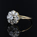 Ring 50 Old diamond daisy ring 58 Facettes 21-209-50