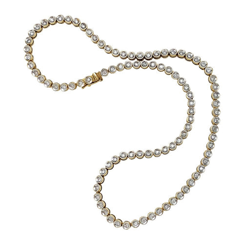 Collier Collier rivière diamants en or. 58 Facettes 30255