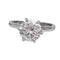 Bague Bague Solitaire 1.86 carats F SI1, or blanc. 58 Facettes 30301