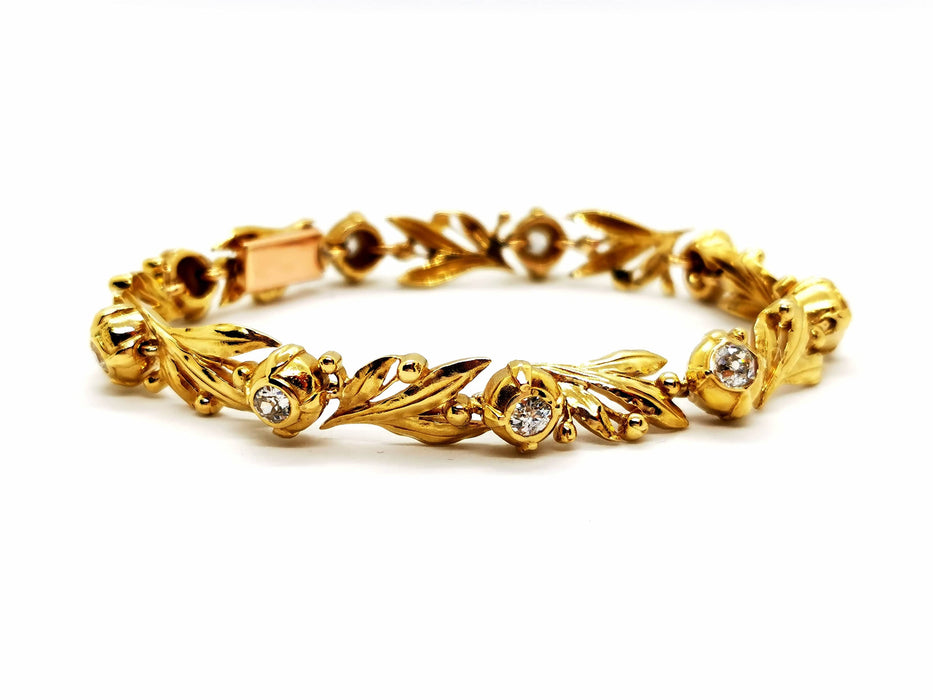 Bracelet Bracelet Or jaune Diamant 58 Facettes 1119850CN