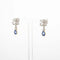 Boucles d'oreilles Boucles d'oreilles noeuds de diamants et saphirs 58 Facettes AR0009121