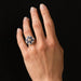 Bague 54 Bague diamants et saphirs calibrés 58 Facettes 19-244-53