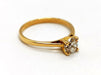 Bague 51 Bague Solitaire Or jaune Diamant 58 Facettes 1141241CD