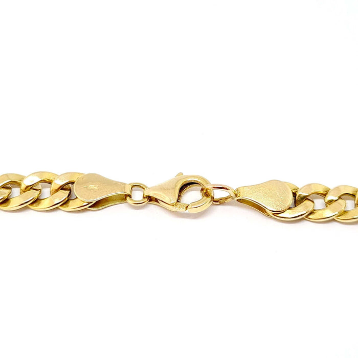 Collier Collier maille intercalé chute or jaune 58 Facettes