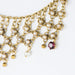 Necklace Antique gold drapery necklace, sapphires, rubies and pearls 58 Facettes 15-168