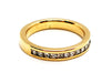 Ring 48 Half wedding ring Yellow gold Diamond 58 Facettes 1126712CN